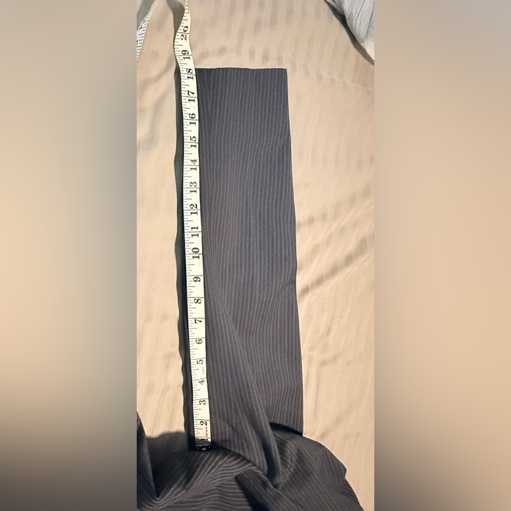 Source Unknown Navy Pinstripe Blazer - image 4